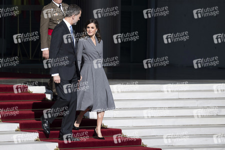 Abflug der spanischen Royals in Madrid