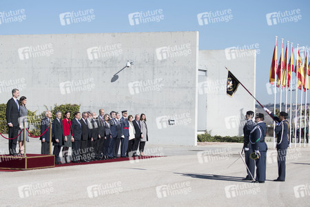 Abflug der spanischen Royals in Madrid