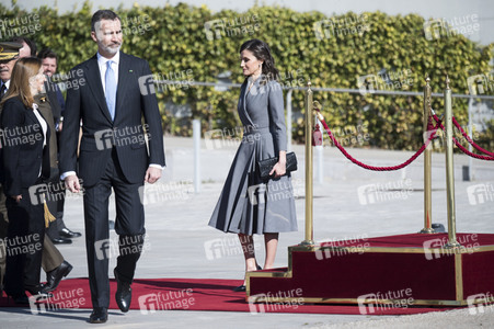 Abflug der spanischen Royals in Madrid