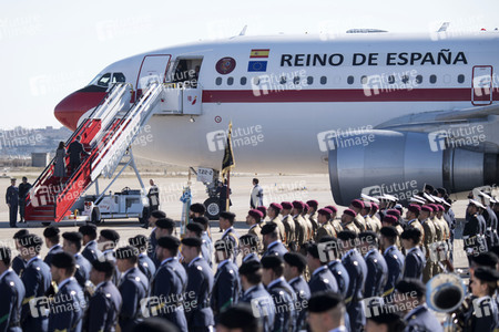 Abflug der spanischen Royals in Madrid
