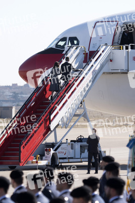 Abflug der spanischen Royals in Madrid