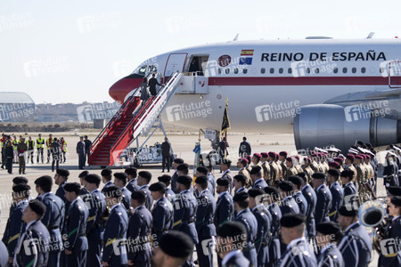 Abflug der spanischen Royals in Madrid