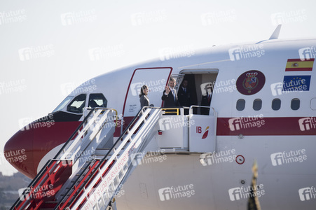 Abflug der spanischen Royals in Madrid