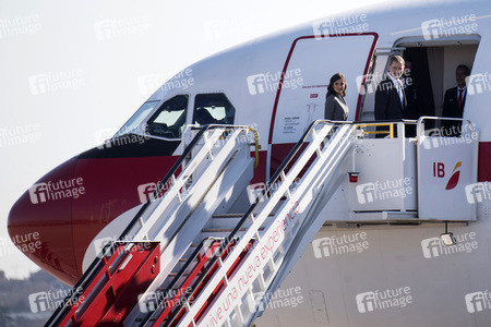 Abflug der spanischen Royals in Madrid