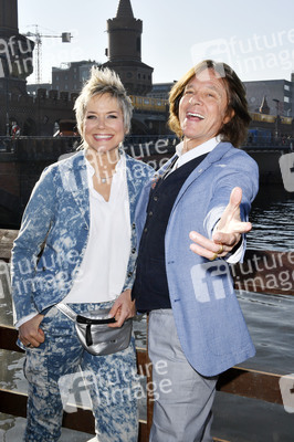 Fototermin mit Inka Bause und Jürgen Drews in Berlin