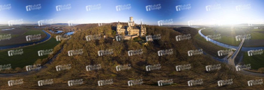 Luftaufnahme der Marienburg bei Nordstemmen