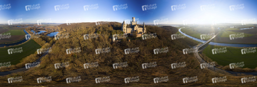 Luftaufnahme der Marienburg bei Nordstemmen