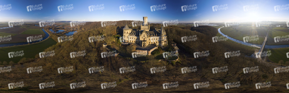 Luftaufnahme der Marienburg bei Nordstemmen