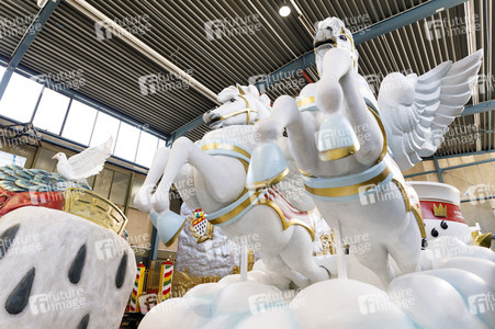 Richtfest für den Rosenmontagszug 2019 in Köln