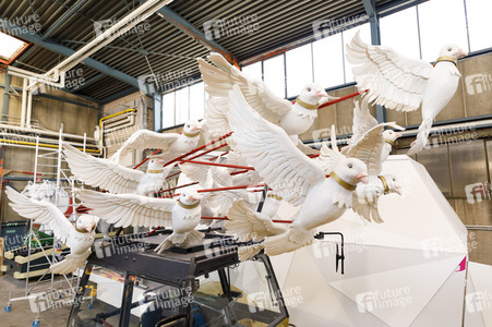 Richtfest für den Rosenmontagszug 2019 in Köln