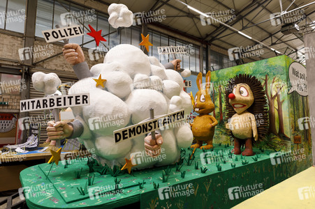 Richtfest für den Rosenmontagszug 2019 in Köln