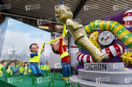 Richtfest für den Rosenmontagszug 2019 in Köln