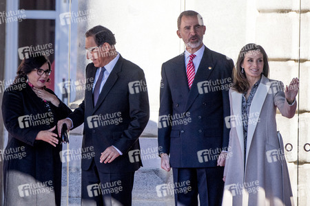 Begrüßungszeremonie für Präsident Vizcarra in Madrid