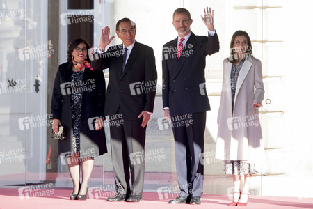 Begrüßungszeremonie für Präsident Vizcarra in Madrid