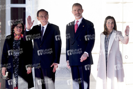 Begrüßungszeremonie für Präsident Vizcarra in Madrid