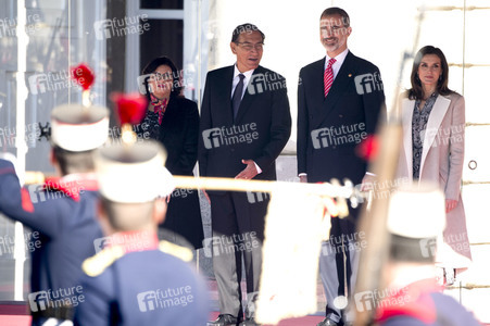 Begrüßungszeremonie für Präsident Vizcarra in Madrid