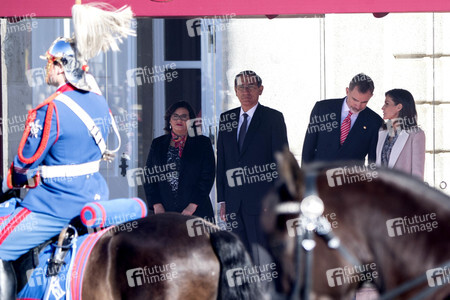 Begrüßungszeremonie für Präsident Vizcarra in Madrid