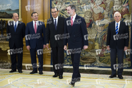 Empfang für Präsident Vizcarra in Madrid