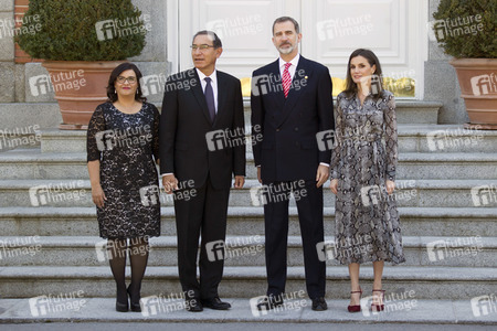 Präsident Vzicarra zu Gast bei den spanischen Royals in Madrid