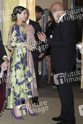 Empfang von Präsident Vizcarra zu Ehren der spanischen Royals in Madrid