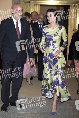 Empfang von Präsident Vizcarra zu Ehren der spanischen Royals in Madrid