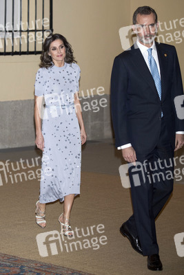 Empfang von Präsident Vizcarra zu Ehren der spanischen Royals in Madrid