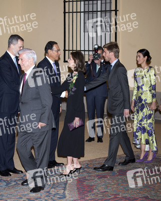 Empfang von Präsident Vizcarra zu Ehren der spanischen Royals in Madrid
