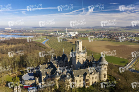 Luftaufnahme der Marienburg bei Nordstemmen