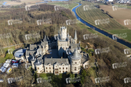 Luftaufnahme der Marienburg bei Nordstemmen