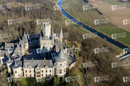 Luftaufnahme der Marienburg bei Nordstemmen