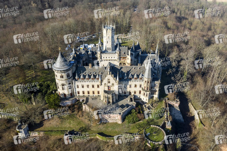 Luftaufnahme der Marienburg bei Nordstemmen