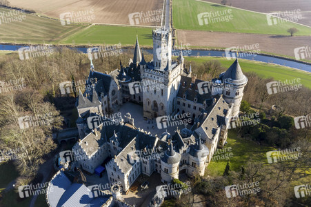 Luftaufnahme der Marienburg bei Nordstemmen
