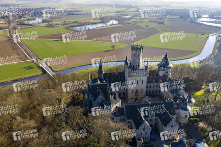 Luftaufnahme der Marienburg bei Nordstemmen