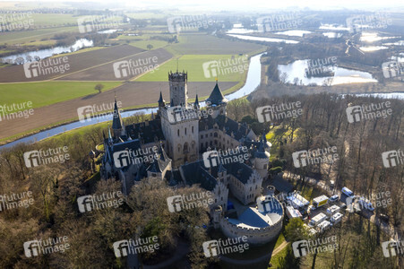 Luftaufnahme der Marienburg bei Nordstemmen