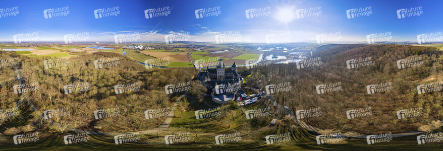 Luftaufnahme der Marienburg bei Nordstemmen