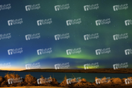 Polarlichter bei Reykjavik