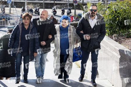 Gerichtsverhandlung von Lucia Bosè in Madrid