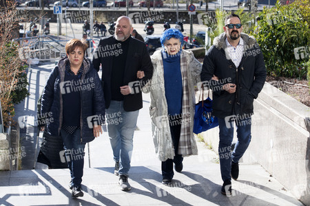 Gerichtsverhandlung von Lucia Bosè in Madrid