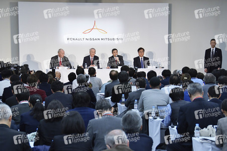 Pressekonferenz der Renault-Nissan-Mitsubishi Motors Corporation in Yokohama