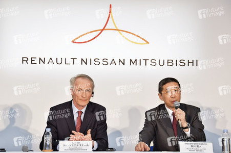 Pressekonferenz der Renault-Nissan-Mitsubishi Motors Corporation in Yokohama