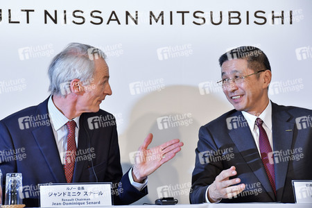 Pressekonferenz der Renault-Nissan-Mitsubishi Motors Corporation in Yokohama