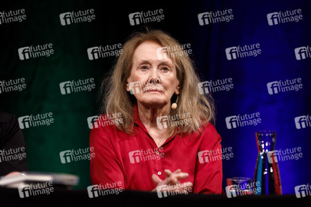 Annie Ernaux und Hannelore Hoger auf der lit.Cologne 2019 in Köln