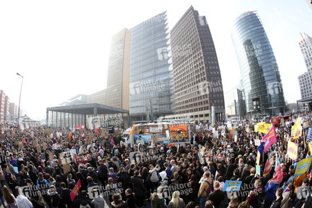 Demonstration gegen Urheberrechtsreform der EU in Berlin