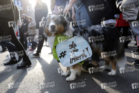 Demonstration gegen Urheberrechtsreform der EU in Berlin