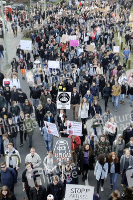 Demonstration gegen Urheberrechtsreform der EU in Berlin