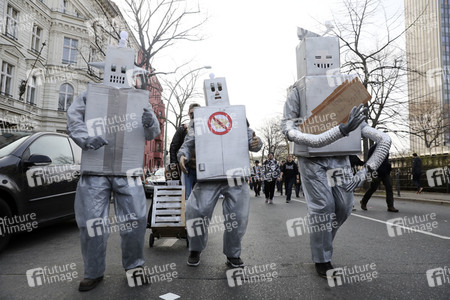 Demonstration gegen Urheberrechtsreform der EU in Berlin