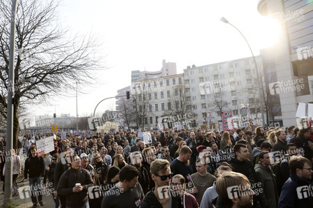 Demonstration gegen Urheberrechtsreform der EU in Berlin
