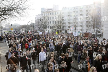 Demonstration gegen Urheberrechtsreform der EU in Berlin