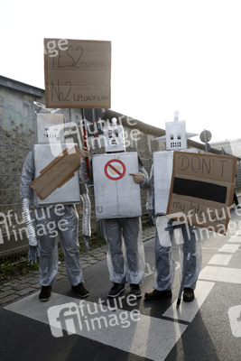 Demonstration gegen Urheberrechtsreform der EU in Berlin