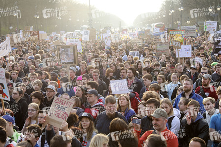 Demonstration gegen Urheberrechtsreform der EU in Berlin